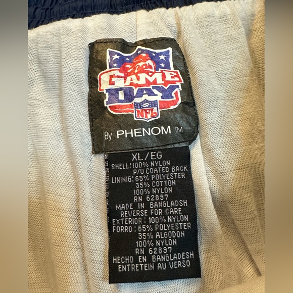 Vintage Game Day NFL Turbo Zone Dallas Cowboys Windbreaker Track Pants Size XL - Picture 5 of 8